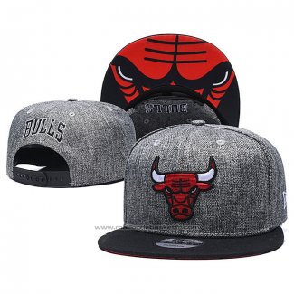 Casquette Chicago Bulls 9FIFTY Snapback Noir Gris