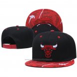 Casquette Chicago Bulls Noir Rouge2