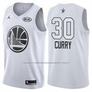 Maillot All Star 2018 Golden State Warriors Stephen Curry #30 Blanc