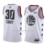 Maillot All Star 2019 Golden State Warriors Stephen Curry #30 Blanc