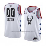 Maillot All Star 2019 Milwaukee Bucks Personnalise Blanc