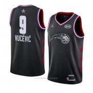 Maillot All Star 2019 Orlando Magic Nikola Vucevic #9 Noir