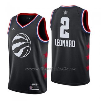 Maillot All Star 2019 Toronto Raptors Kawhi Leonard #2 Noir