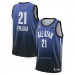Maillot All Star 2023 Philadelphia 76ers Joel Embiid #21 Bleu