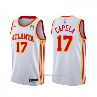 Maillot Atlanta Hawks Clint Capela #17 Association 2020-21 Blanc