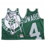 Maillot Boston Celtics Carsen Edward #4 Mitchell & Ness Big Face Vert