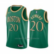 Maillot Boston Celtics Gordon Hayward #20 Ville Vert
