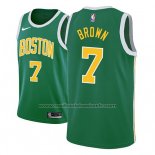 Maillot Boston Celtics Jaylen Brown #7 Earned 2018-19 Vert