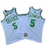 Maillot Boston Celtics Kevin Garnett #5 2007-08 Finals Blanc