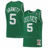 Maillot Boston Celtics Kevin Garnett #5 Hardwood Classics Throwback Vert