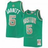 Maillot Boston Celtics Kevin Garnett #5 Mitchell & Ness 2007-08 Vert