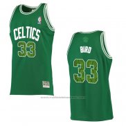 Maillot Boston Celtics Larry Bird #33 Snakeskin Hardwood Classics 2021 Vert