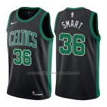 Maillot Boston Celtics Marcus Smart #36 Statement 2017-18 Noir