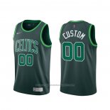 Maillot Boston Celtics Personnalise Earned 2020-21 Vert