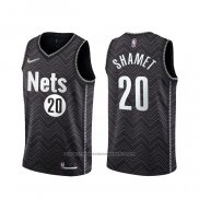 Maillot Brooklyn Nets Landry Shamet #20 Earned 2020-21 Noir