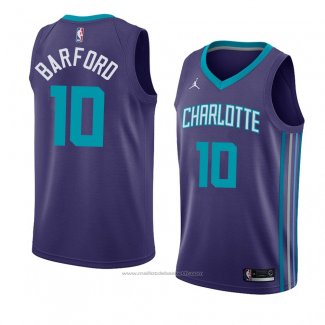 Maillot Charlotte Hornets Jaylen Barford #10 Statement 2018 Violet