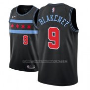 Maillot Chicago Bulls Antonio Blakeney #9 Ville 2018-19 Noir