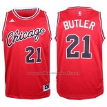 Maillot Chicago Bulls Jimmy Butler #21 Retro Rouge