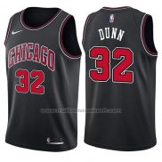 Maillot Chicago Bulls Kris Dunn #32 Statement 2017-18 Noir