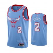 Maillot Chicago Bulls Luke Kornet #2 Ville Bleu