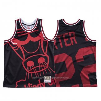 Maillot Chicago Bulls Otto Porter Jr. #22 Mitchell & Ness Big Face Noir