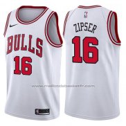 Maillot Chicago Bulls Paul Zipser #16 Association 2017-18 Blanc