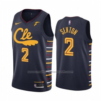 Maillot Cleveland Cavaliers Collin Sexton #2 Ville Bleu