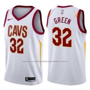 Maillot Cleveland Cavaliers Jeff Green #32 Swingman Association 2017-18 Blanc