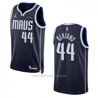 Maillot Dallas Mavericks Davis Bertans #44 Statement 2022-23 Bleu