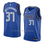 Maillot Dallas Mavericks Kostas Antetokounmpo #37 Icon 2018 Bleu