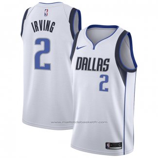 Maillot Dallas Mavericks Kyrie Irving #2 Association 2022-23 Blanc