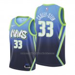 Maillot Dallas Mavericks Willie Cauley-Stein #33 Ville 2020 Bleu