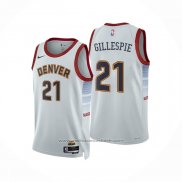 Maillot Denver Nuggets Collin Gillespie #21 Ville 2022-23 Blanc