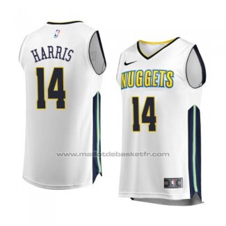 Maillot Denver Nuggets Gary Harris #14 Association 2017-18 Blanc