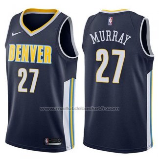 Maillot Denver Nuggets Jamal Murray #27 Icon 2017-18 Bleu