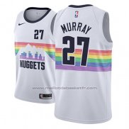 Maillot Denver Nuggets Jamal Murray #27 Ville 2018-19 Blanc