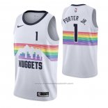 Maillot Denver Nuggets Michael Porter JR. #1 Ville Blanc