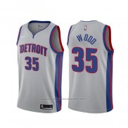 Maillot Detroit Pistons Christian Wood #35 Statement Gris