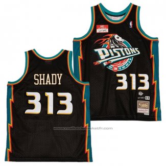 Maillot Detroit Pistons Slim Shad x Br #313 Noir