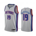 Maillot Detroit Pistons Sviatoslav Mykhailiuk #19 Statement 2020-21 Gris