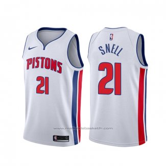 Maillot Detroit Pistons Tony Snell #21 Association 2019-20 Blanc