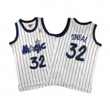 Maillot Enfant Orlando Magic Shaquille O'neal #32 Mitchell & Ness 1993-94 Blanc