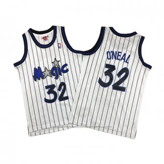 Maillot Enfant Orlando Magic Shaquille O'neal #32 Mitchell & Ness 1993-94 Blanc