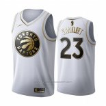 Maillot Golden Edition Toronto Raptors Fred Vanvleet #23 Blanc