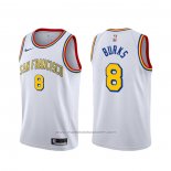 Maillot Golden State Warriors Alec Burks #20 Classic Edition 2019-20 Blanc