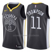 Maillot Golden State Warriors Klay Thompson #11 Statement 2017-18 Noir