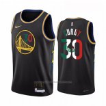 Maillot Golden State Warriors Stephen Curry #30 2022 Slam Dunk Special Mexico Edition Noir