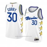 Maillot Golden State Warriors Stephen Curry #30 Champs Whitestars 2022-23 Blanc