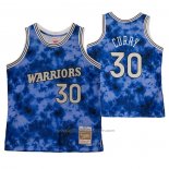 Maillot Golden State Warriors Stephen Curry #30 Galaxy Bleu