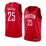 Maillot Houston Rockets Austin Rivers #25 Earned 2018-19 Rouge